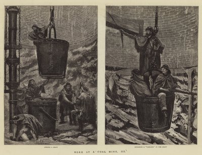 Práce na uhelném dole III od Joseph Nash